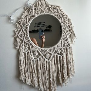 super cute boho mirror from target.